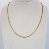 Franco Chain 4.25gr / 17.7in / +3 18K Gold &