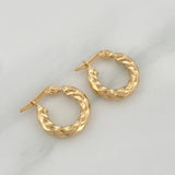 Candongas Lupe 1.15gr / 1/2 in / Oro Amarillo 18K &