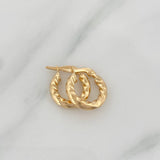 Candongas Lupe 1.15gr / 1/2 in / Oro Amarillo 18K &