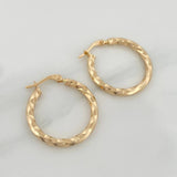 Candongas Kari 2.1gr / 1 in / Oro Amarillo 18K &