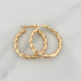 Candongas Kari 2.1gr / 1 in / Oro Amarillo 18K &