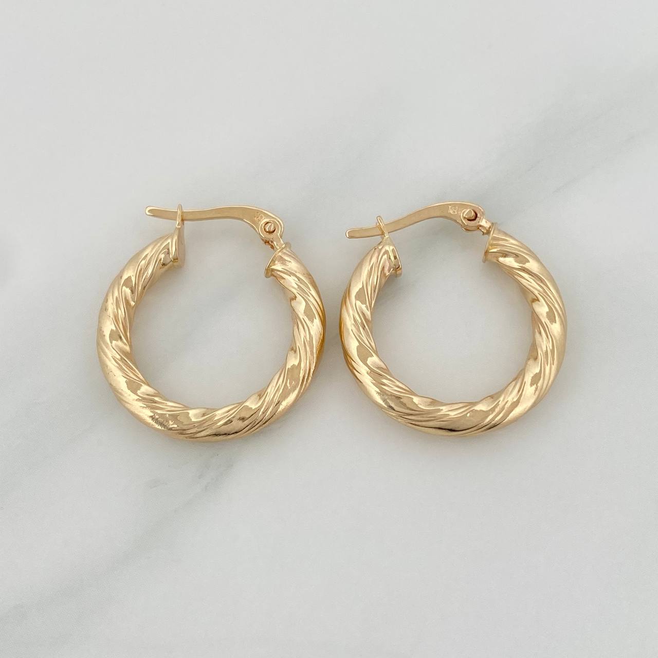 Candongas Mary 2.15gr / 1 in / Oro Amarillo 18K &
