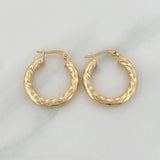 Candongas Mary 2.15gr / 1 in / Oro Amarillo 18K &