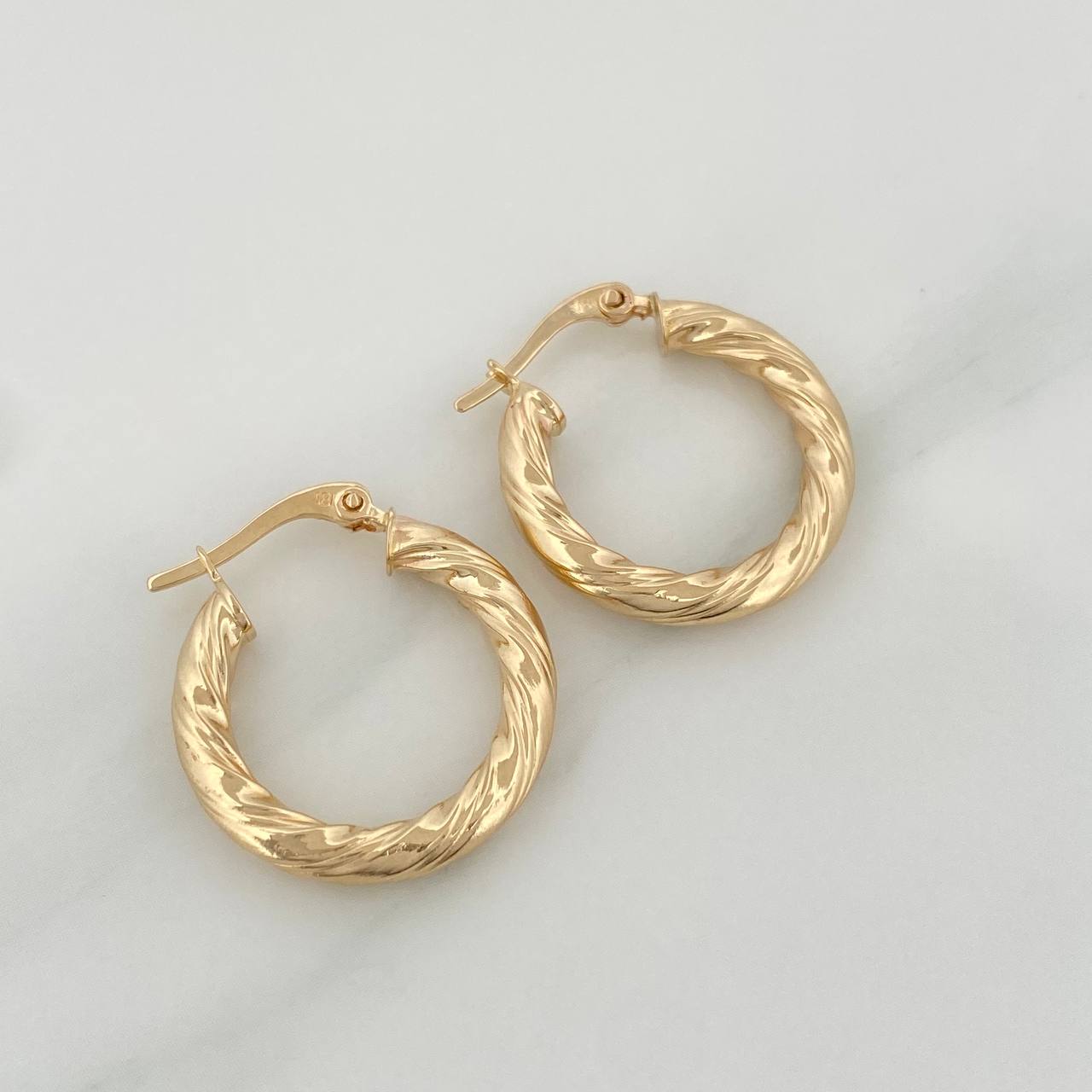 Candongas Mary 2.15gr / 1 in / Oro Amarillo 18K &