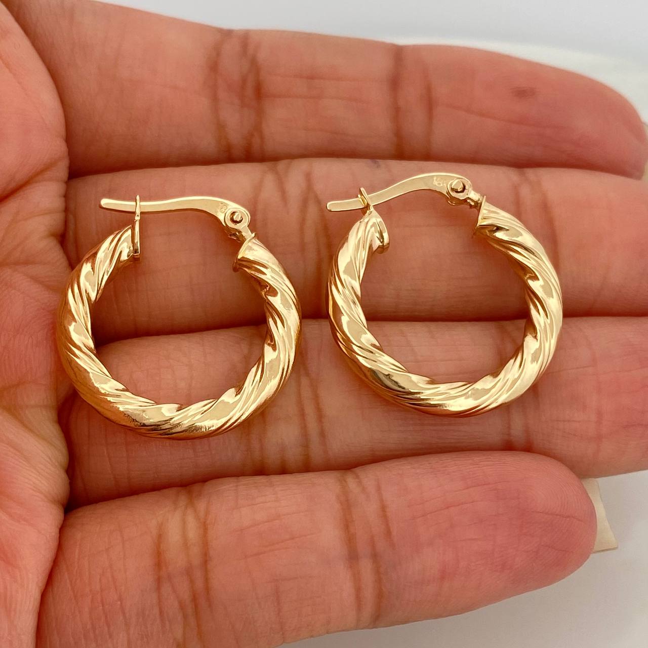 Candongas Mary 2.15gr / 1 in / Oro Amarillo 18K &