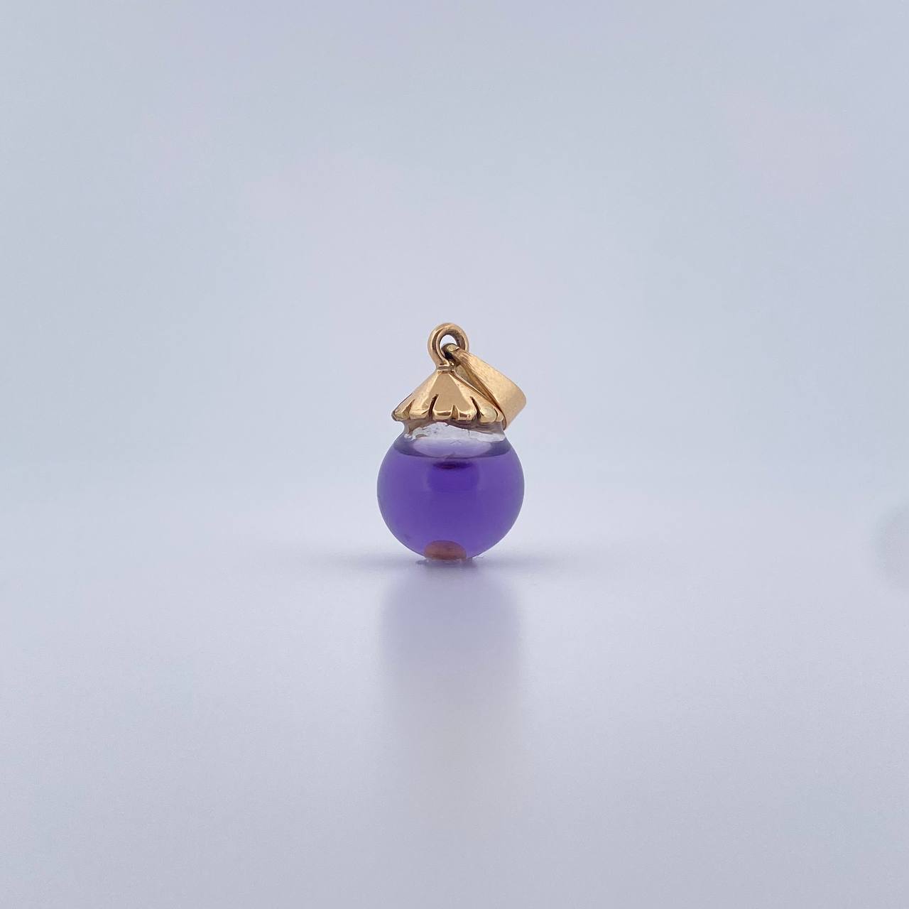 Pendant Bead 2.25gr / 2.3cm / 18K Yellow Gold &