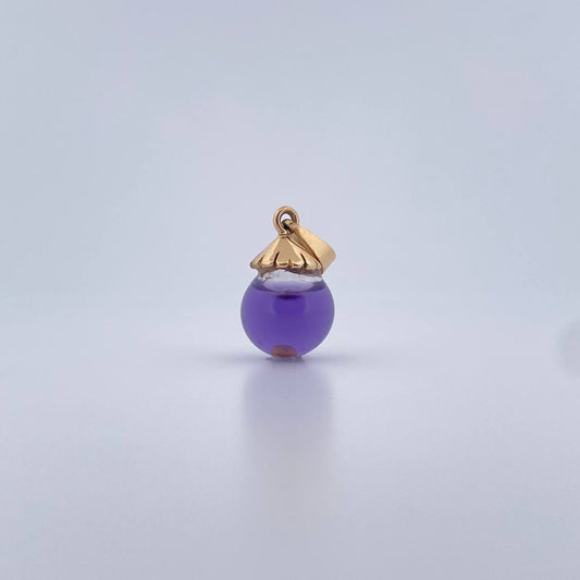 Pendant Bead 2.25gr / 2.3cm / 18K Yellow Gold &