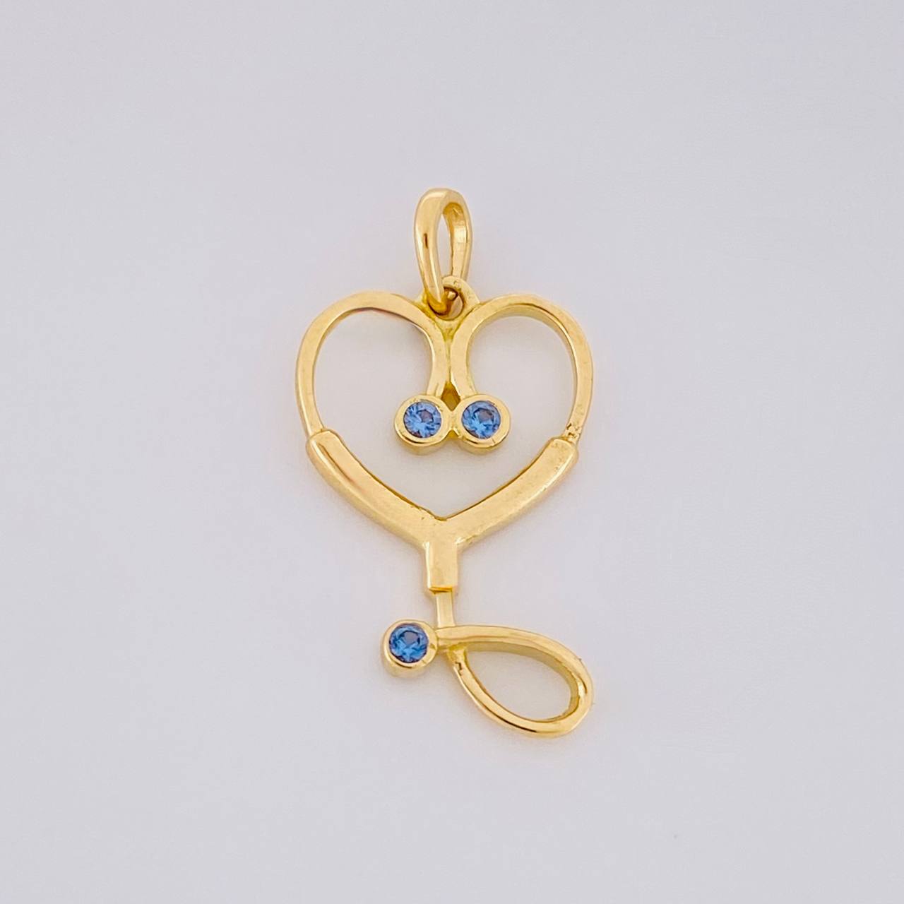 Dije Estetoscopio 1.1g / 3/4 in Oro Amarillo 18K