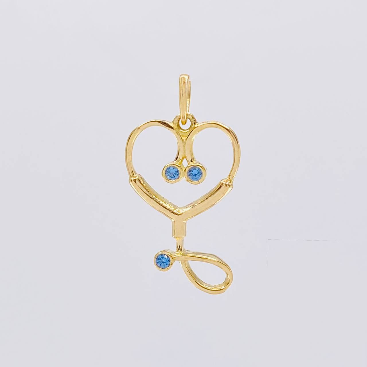 Dije Estetoscopio 1.1g / 3/4 in Oro Amarillo 18K