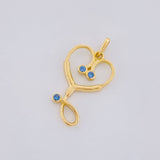 Dije Estetoscopio 1.1g / 3/4 in Oro Amarillo 18K