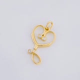 Stethoscope Pendant 1.15g / 3/4 in 18K Yellow Gold