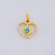 Pendant Spiral Silhouette 0.95g / 1/2 in 18K Yellow Gold
