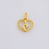Pendant Spiral Silhouette 0.95g / 1/2 in 18K Yellow Gold