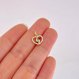 Pendant Spiral Silhouette 0.95g / 1/2 in 18K Yellow Gold
