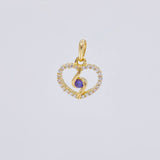 Dije Silueta Espiral 0.9g / 1/2 in Oro Amarillo 18K
