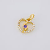 Dije Silueta Espiral 0.9g / 1/2 in Oro Amarillo 18K