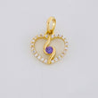 Dije Silueta Espiral 0.9g / 1/2 in Oro Amarillo 18K