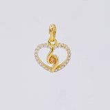 Pendant Spiral Silhouette 0.9g / 1/2 in Yellow Gold 18K