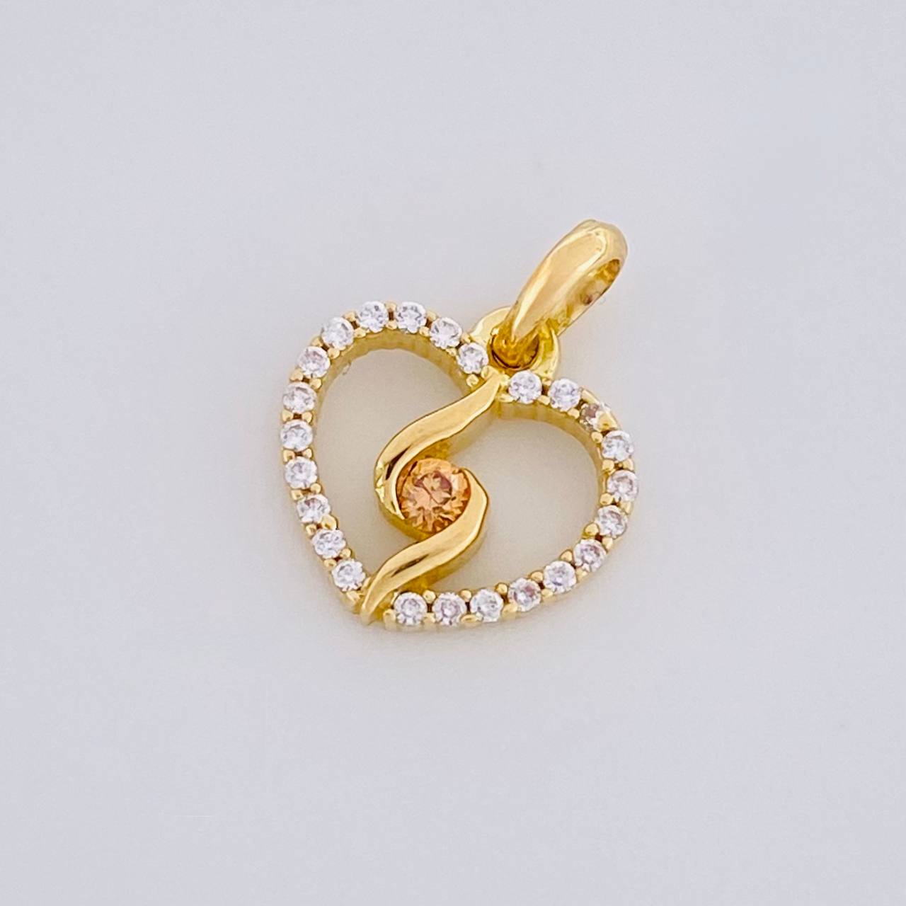 Pendant Spiral Silhouette 0.9g / 1/2 in Yellow Gold 18K