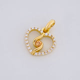 Pendant Spiral Silhouette 0.9g / 1/2 in Yellow Gold 18K