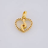Pendant Spiral Silhouette 0.9g / 1/2 in Yellow Gold 18K