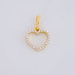Dije Silueta Corazón 0.6g / 1/2 in Oro Amarillo 18K