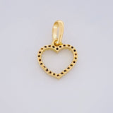 Dije Silueta Corazón 0.6g / 1/2 in Oro Amarillo 18K
