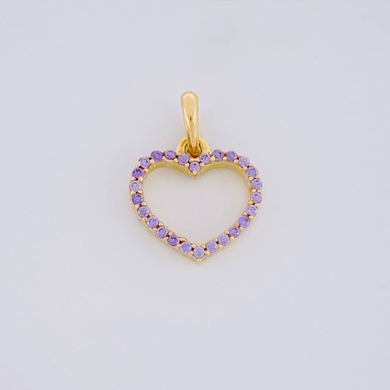 Dije Silueta Corazon 0.55g / 1/2 in Oro Amarillo 18K