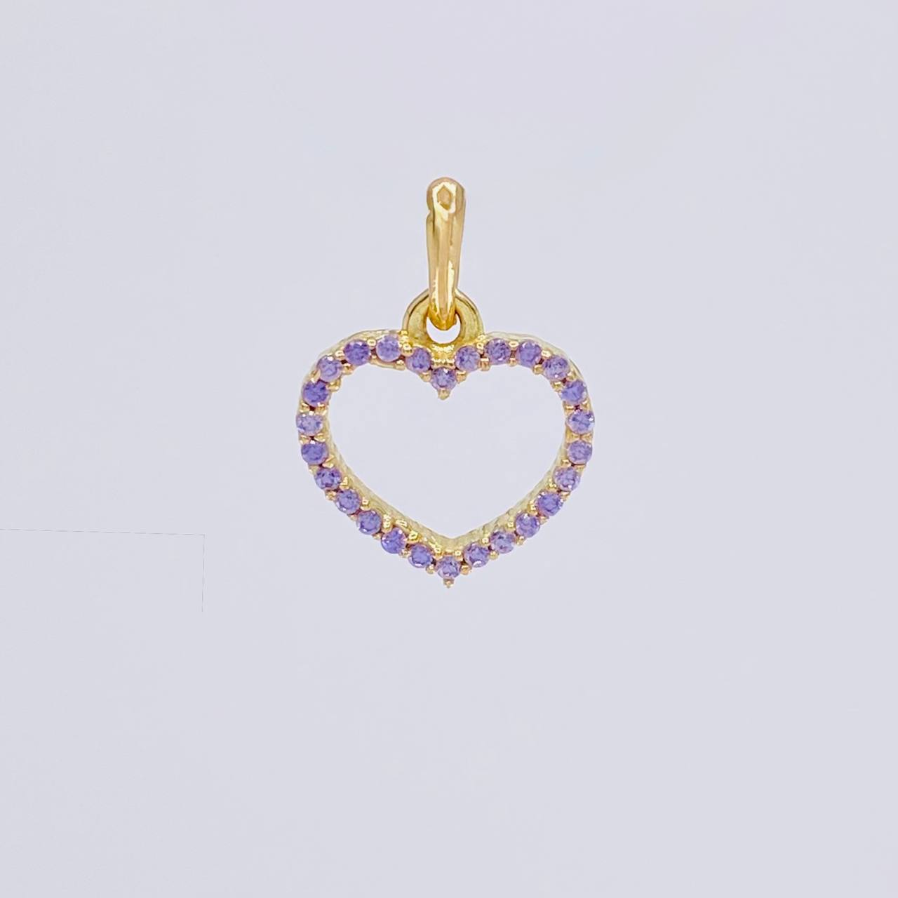 Dije Silueta Corazon 0.55g / 1/2 in Oro Amarillo 18K