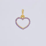 Dije Silueta Corazon 0.55g / 1/2 in Oro Amarillo 18K