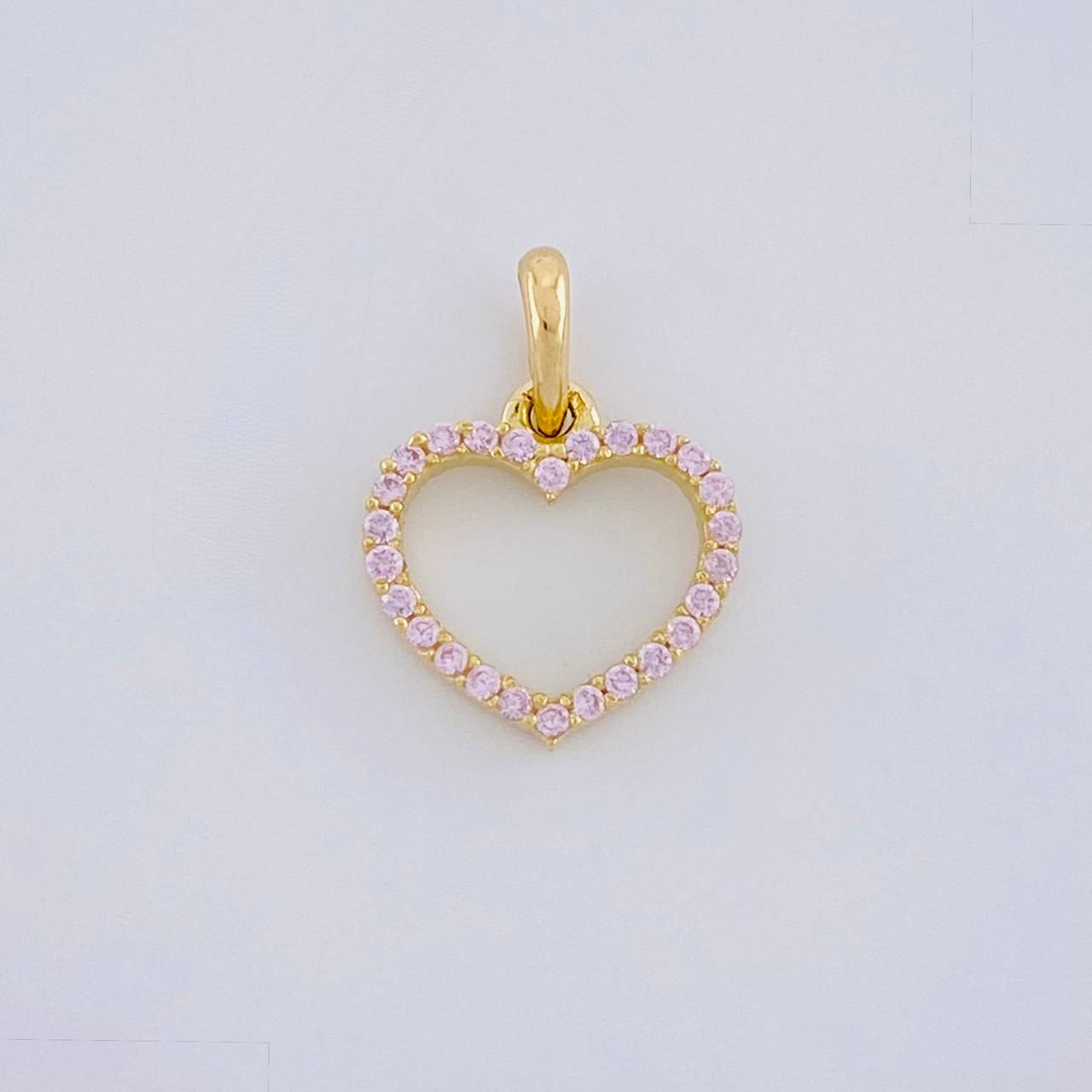 Dije Silueta Corazon 0.65g / 1/2 in Oro Amarillo 18K