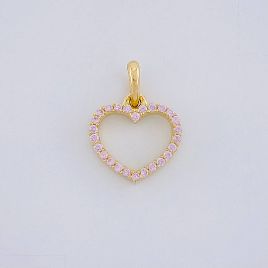 Pendant Heart Silhouette 0.65g / 1/2 in 18K Yellow Gold