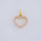 Dije Silueta Corazon 0.65g / 1/2 in Oro Amarillo 18K