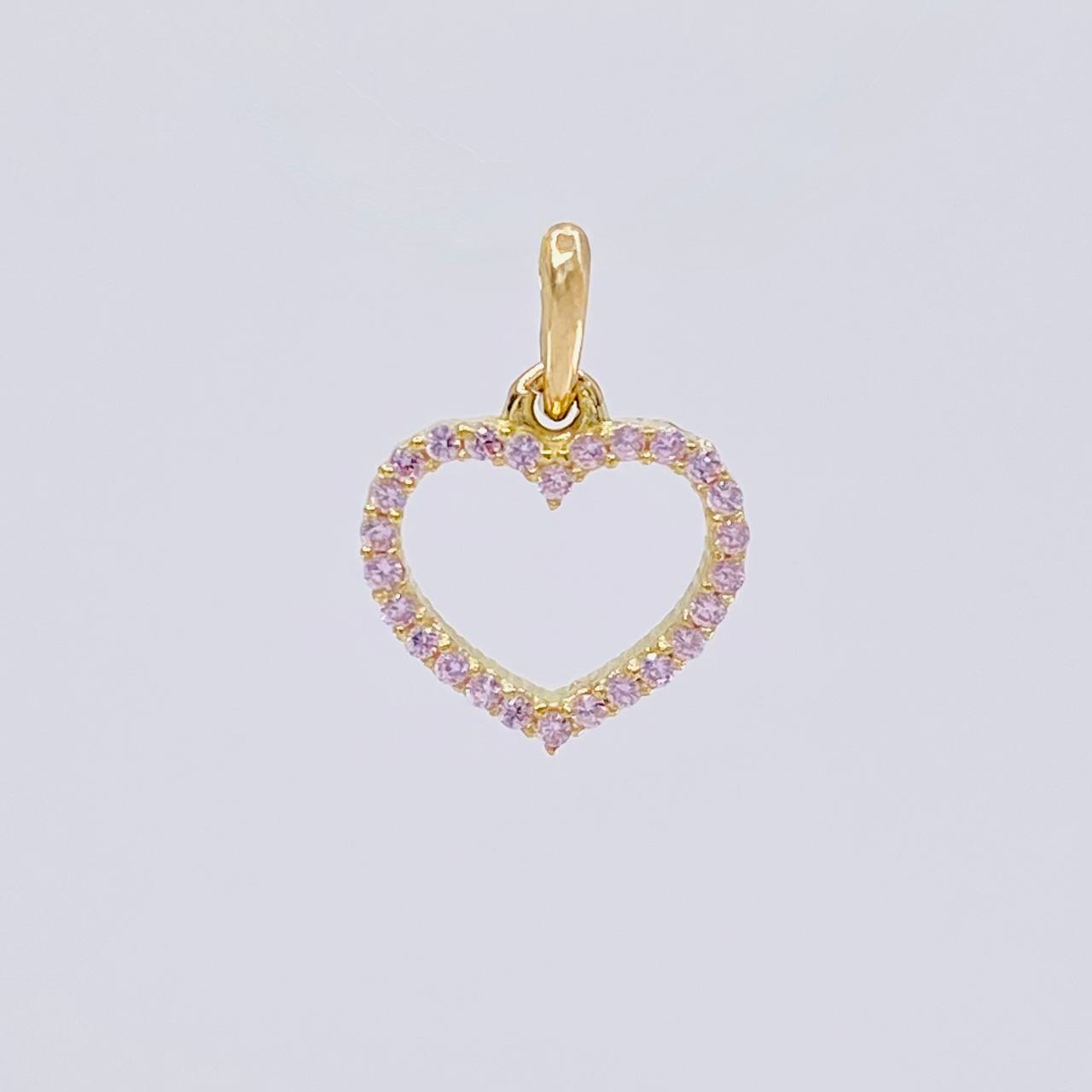 Dije Silueta Corazon 0.65g / 1/2 in Oro Amarillo 18K