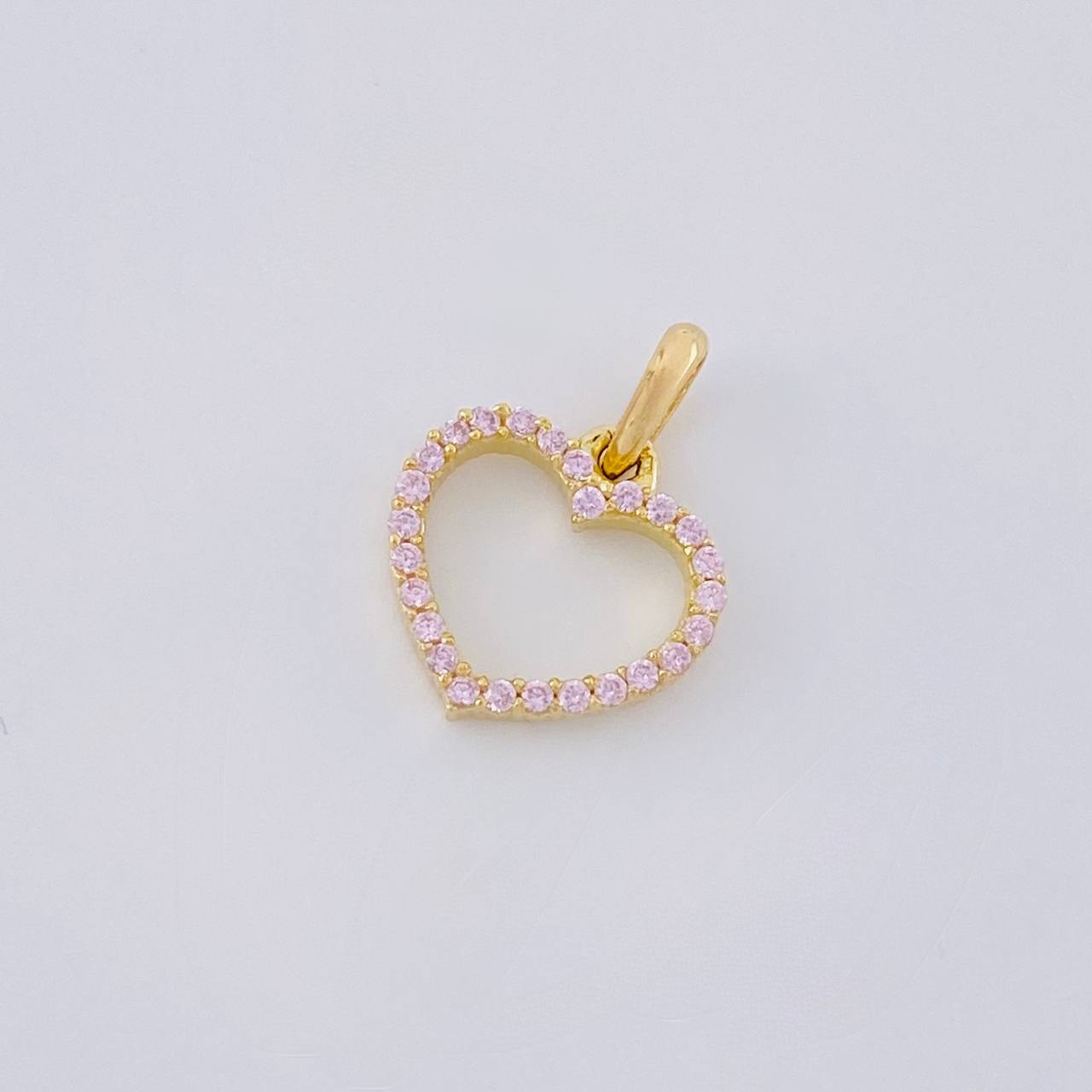 Dije Silueta Corazon 0.65g / 1/2 in Oro Amarillo 18K