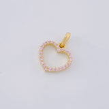 Dije Silueta Corazon 0.65g / 1/2 in Oro Amarillo 18K
