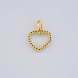 Dije Silueta Corazon 0.65g / 1/2 in Oro Amarillo 18K