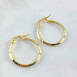 Candongas Clau 1.15gr / 2.3cm / Oro Amarillo 18K *