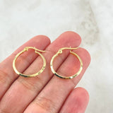 Clau Hoop Earrings 1.3gr / 18K Gold