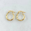 Hoop Earrings Kari 0.8gr / 1.5cm / 18K Gold ©
