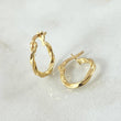 Kari Hoop Earrings 0.7gr / 1.3cm / 18K Yellow Gold
