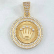 Pendant Crown Medal 6.15gr / 3.5cm (1.4in) / 18K Gold ©