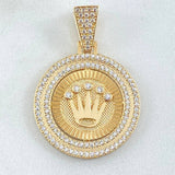Pendant Crown Medal 6.15gr / 3.5cm (1.4in) / 18K Gold ©