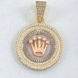 Pendant Crown Medal 6gr / 3.5cm / 18K Gold ©
