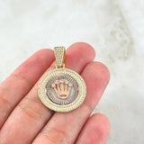 Pendant Crown Medal 6gr / 3.5cm / 18K Gold ©