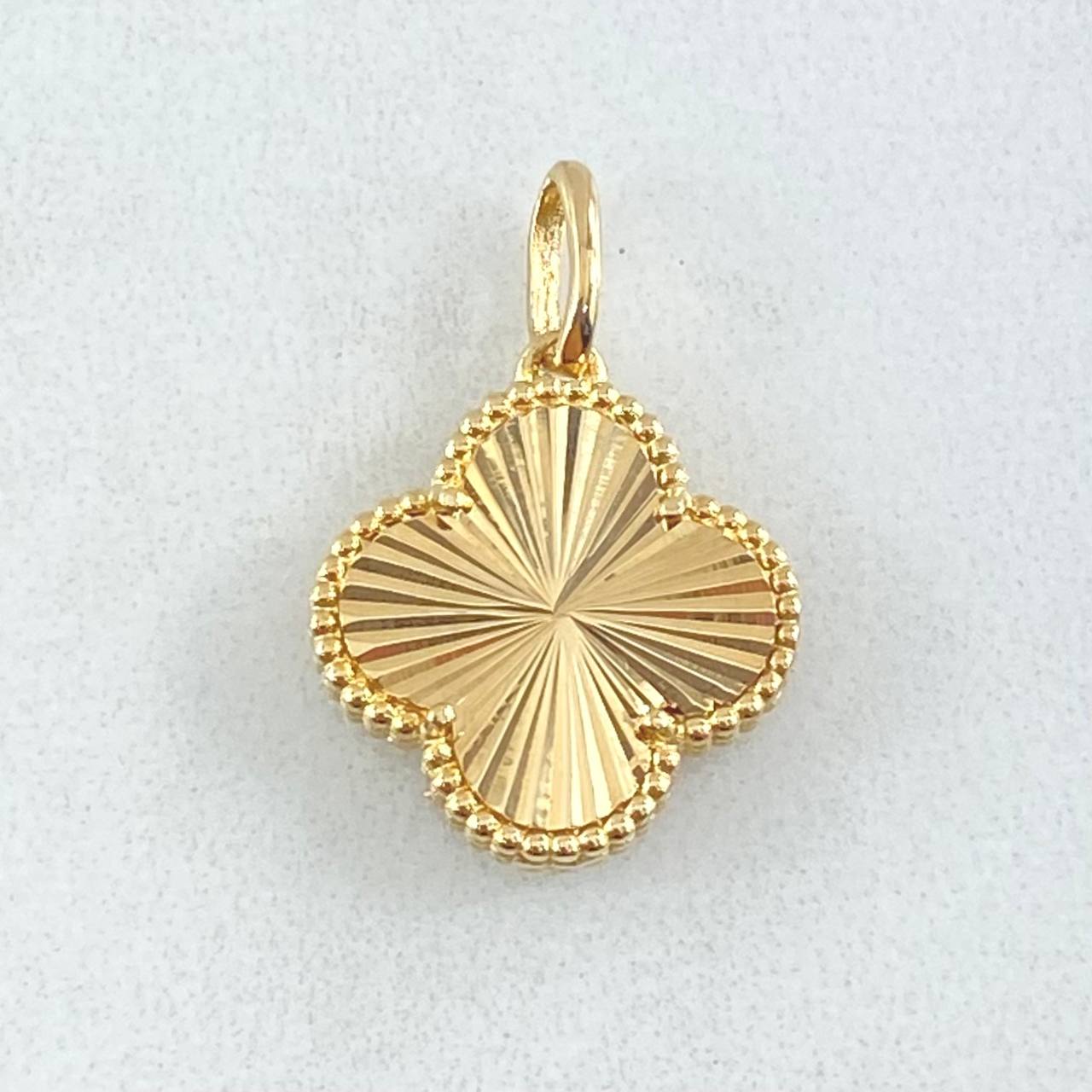 Dije Trebol 2.15gr / 2.2cm / Oro 18K