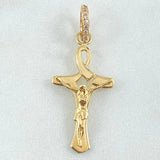 Pendant Christ Cross 2.1gr / 3.6cm (1.4in) / 18K Gold