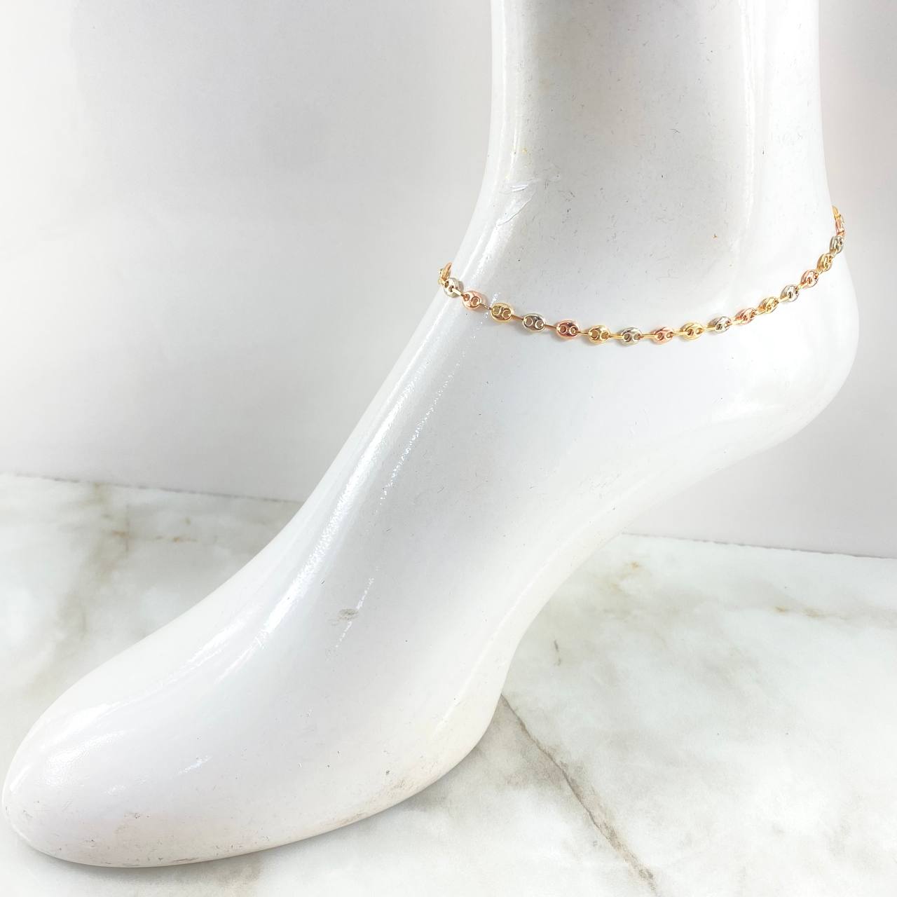 GC Anklet 3.55gr / 27cm / 10.6in / 18K Gold ©