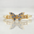Anillo Mariposa En Relieve 1.7gr / T5 1/2 / Oro 18K *