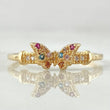 Butterfly Ring in Relief 1.85gr / Size 6 1/2 / 18K Gold *